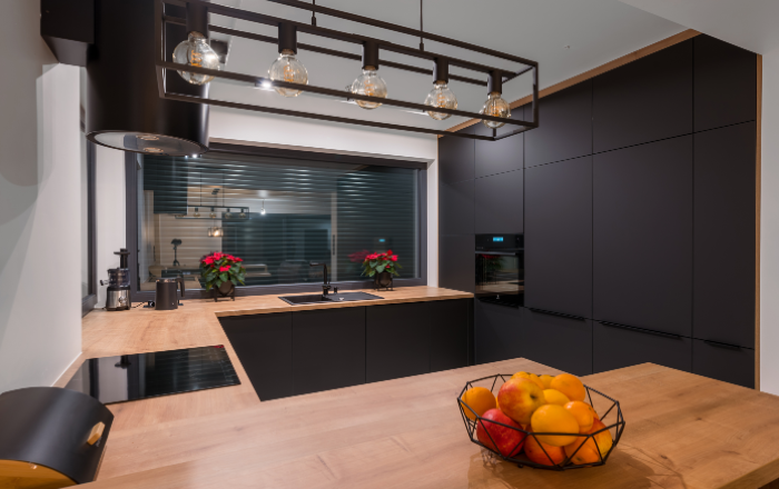Przytulna kuchnia loft