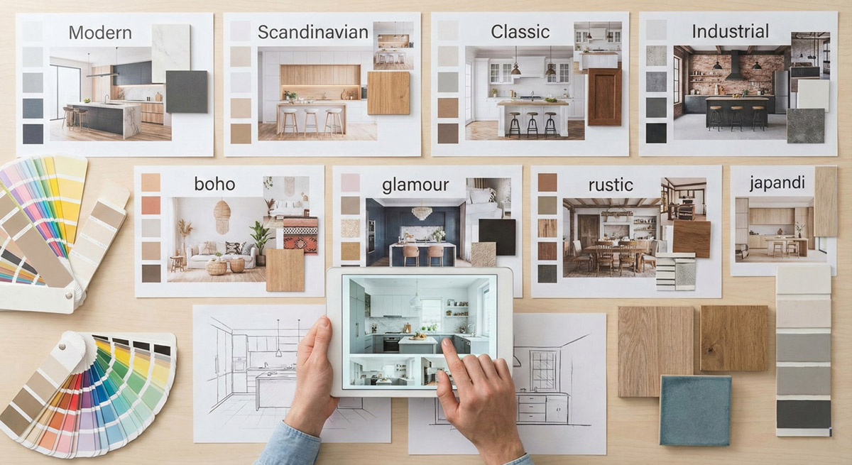 Style mebli kuchennych