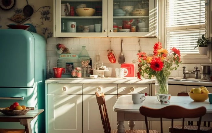 Kuchnia w stylu modern retro z wyspą – jak zaprojektować funkcjonalne i spójne wnętrze?